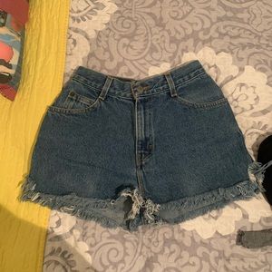 Jean shorts